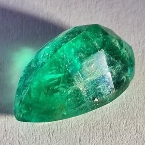 Pear cut Emerald